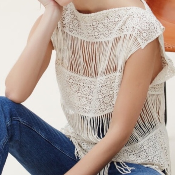 Crocheted lace top - Picture 3 of 4